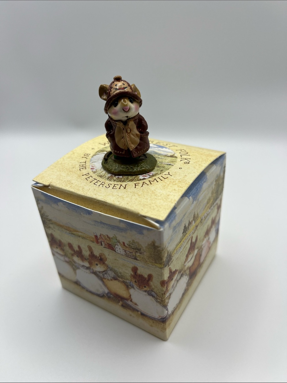 M-180 April Showers Wee Forest Folk signed by Annette Petersen 1991 - Picture 2 of 11
